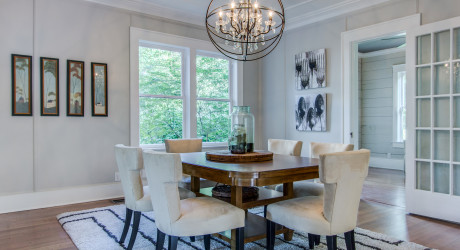 Staged Formal Dining Room